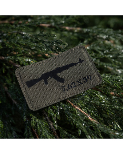 M-Tac нашивка AKM 7,62х39 Laser Cut Ranger Green/Black (51110232)