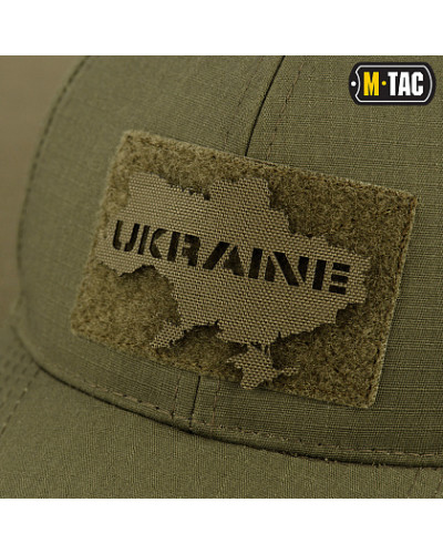 M-Tac нашивка Ukraine (контур) наскрізна Laser Cut Ranger Green (51148023)