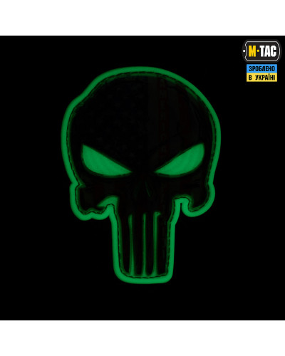 M-Tac нашивка Punisher синьо-жовтий GID (51353895)