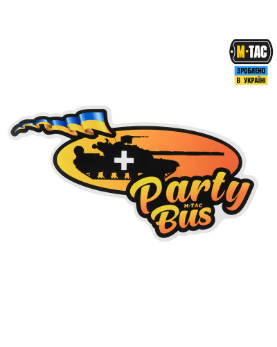 M-Tac наклейка Party Bus Large Yellow/Orange (51353735-L)