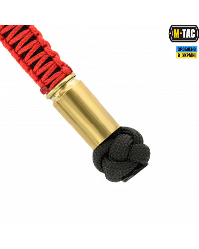 M-Tac темляк с гильзой 9 мм красный/черный (10289065)