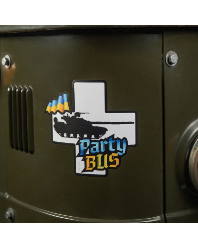 M-Tac наклейка Party Bus Large Yellow/Blue (51353715-L)