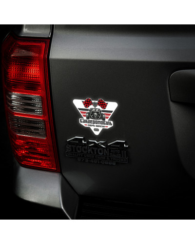 M-Tac наклейка Бандеромобіль Street Racer світловідбиваюча Small Black (51323006-S)