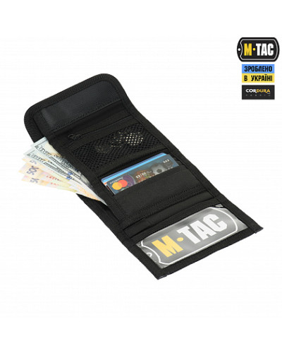 M-Tac кошелек с липучкой Elite Gen.II Hex Black (10207002)