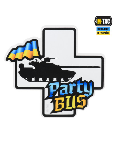 M-Tac наклейка Party Bus Large Yellow/Blue (51353715-L)