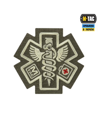 M-Tac нашивка Paramedic (вишивка) Ranger Green (51432023)