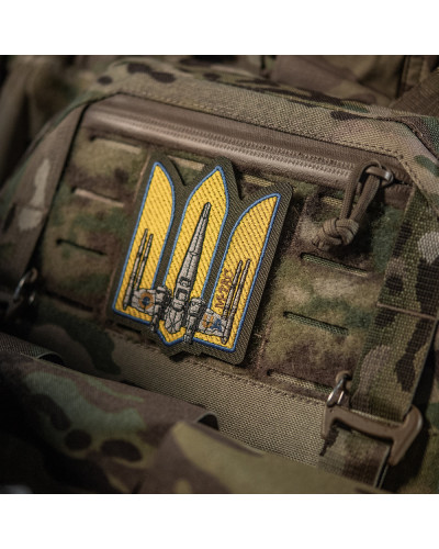 M-Tac нашивка Тризуб UA-Wing (вишивка) Ranger Green (51373023)