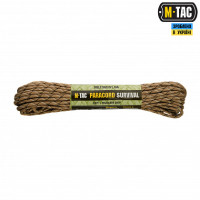 M-Tac паракорд Survival Desert Camo 15м