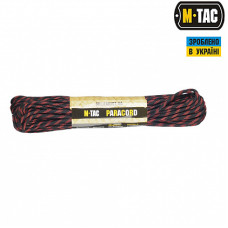 M-Tac паракорд 550 type III Thin Red Line 30м