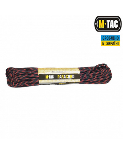 M-Tac паракорд 550 type III Thin Red Line 30м (10260151)