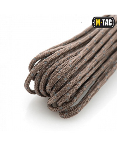 M-Tac паракорд Minicord Reflective Chocolate Brown 15м (10271170)