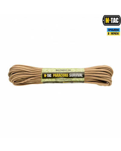 M-Tac паракорд Survival Tan 15м (10320003)
