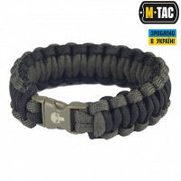 M-Tac браслет паракорд Каратель олива/черный