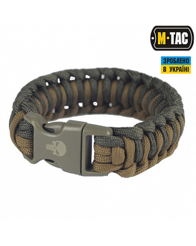 M-Tac браслет паракорд Каратель 2 олива/хакі (MTC-BPKL2-ODKH)