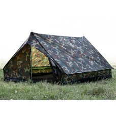 Палатка двухместная Mil-Tec Mini Pack Super, Woodland
