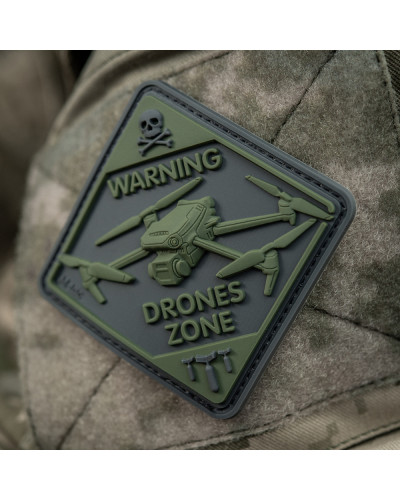 M-Tac нашивка Drones Zone PVC Olive (51346001)
