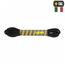 M-Tac шнурки с водоотталкивающей пропиткой (Италия) черные 135 см