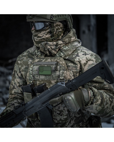 M-Tac нашивка флаг Украины с гербом PVC олива (51214101)
