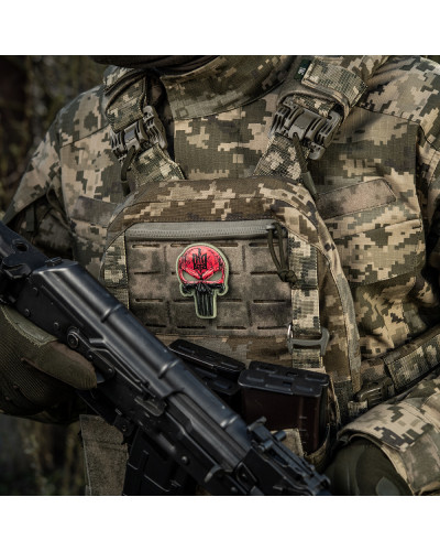 M-Tac нашивка Punisher Червоний GID (51353891)