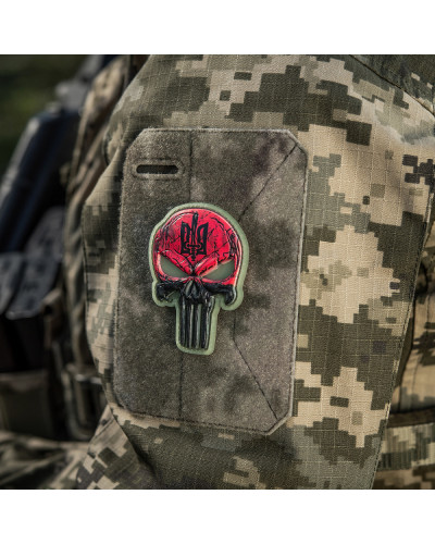 M-Tac нашивка Punisher Червоний GID (51353891)